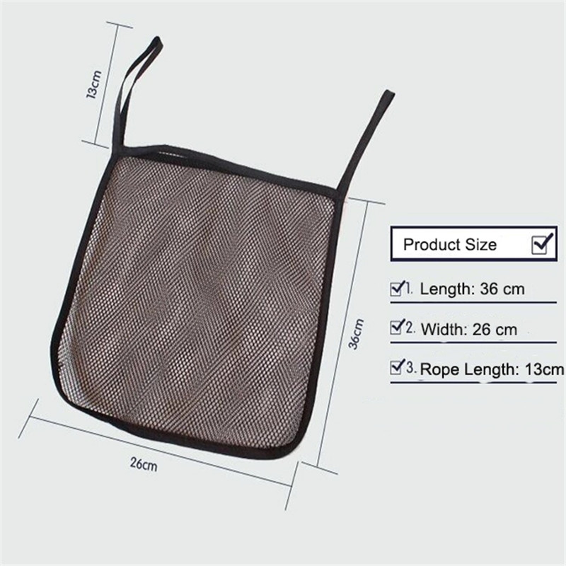 Universal Baby Stroller Storage Hanging Mesh Net Bag For Outdoor