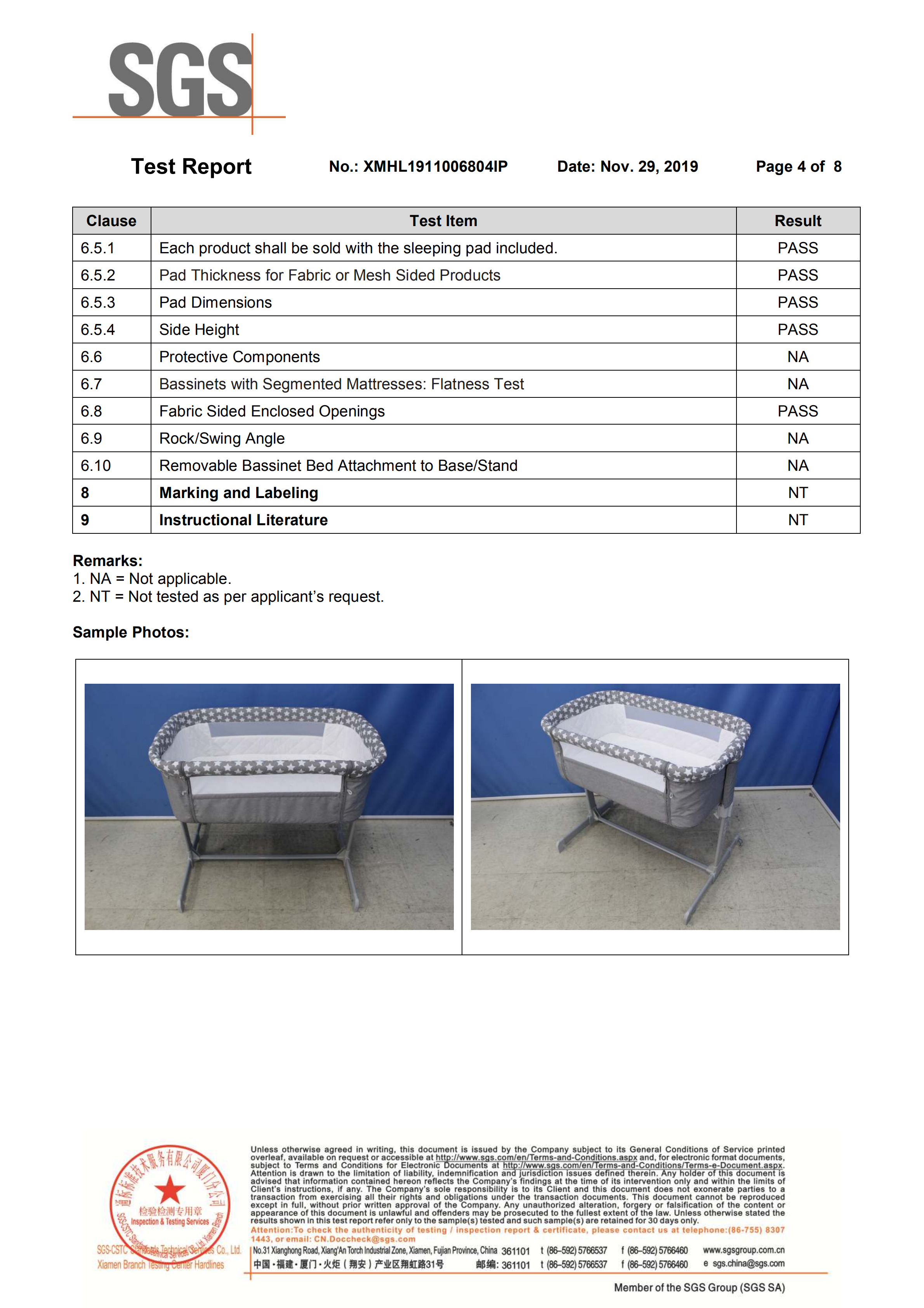 Baby side crib sleeper