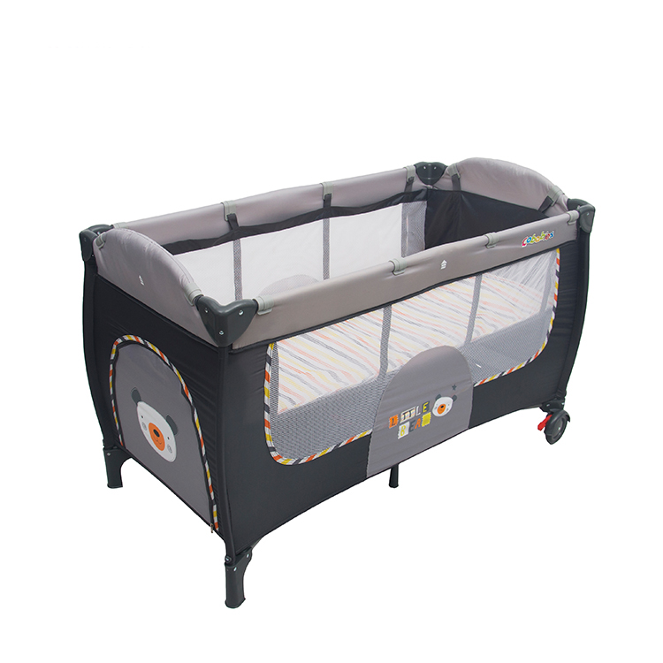 folding-portable-travel-cot-baby-metal-iron baby bed e.jpg